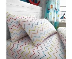 UAREHOME Kinder-Spannbetttuch, Polycotton, einfarbig, 1 Paar, Under The Sea, Set