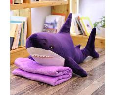 shenlanyu Stofftier Großer Plüschhai Von Hai Plüschtier Gefüllte Puppen Weiches Tierkissen Kinder Baby Spielzeug Für Mädchen Geburtstagsgeschenk