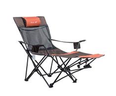 JLN-lounge chair Außenliegen Automatische Einstellen Klappstuhl Büro Mittagspause Haushalt Komfortable Hochstuhl Reise Wandern Stuhl