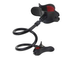 Exceart Getränkehalter Kinderwagen Baby Flaschenhalter Hände frei Fütterung Einstellbare Baby Wasser Milchflasche Halter Clamp Bracket für Autositz Buggy Fahrrad (Schwarz)