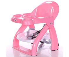Kinderschreibtisch Abnehmbare Tablett Esszimmerstühle Baby Hochstuhl Faltbare Sitzerhöhung Fütterung Reise Infant Stuhl Ideal zum Schreiben, Lesen und Zeichnen ( Farbe : Rosa , Größe : 35*28*43cm )