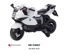 Playtastic Elektromotorrad: Original BMW-Lizenziertes elektrisches Kindermotorrad BMW K1300 S (Motorrad Kinder)
