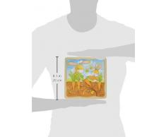 Schichtenpuzzle Gemüsebeet (Holzpuzzle)