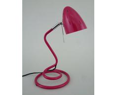 Schreibtischleuchte Swing Farbe pink-kirschrot, Kinderleuchte Tischlampe E27