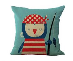 Kissenbezug Pirat Tier Gedruckt Sofa Deko Kissen Fall Haltbar Kopfkissen Dekorative Kuschelkissen Home 5