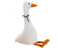 iSunday Groß Weiß Gans Plüsch Puppe, Reine Baumwolle Puppe Süß Beruhigende Kissen Süß Cartoon Plüschtier für Baby Kinder Süß Süß für - 30cm