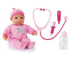 Bayer Design 93877 - Funktionspuppe, Doktor-Set, 38 cm