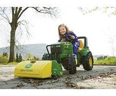 Rolly Toys 700028 rollyFarmtrac John Deere 7930 | Traktor mit Überrollbügel | Trettraktor mit Motorhaube zum Öffnen, Sitzverstellung, Flüsterreifen | ab 3 Jahren | Farbe grün