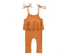 DWQuee ❤️ ärmellose Babytragetuch-Blumenspielanzug-Ausstattung, Feste Blumenspielanzug-Freizeitkleidung des neugeborenen Säuglings