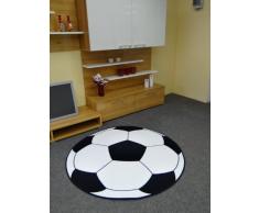 Kinderteppich Fußball 200 cm rund
