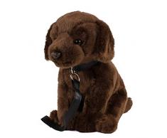 Teddys Rothenburg Kuscheltier Labrador mit Leine 30cm mit Schwanz Plüschhund Stoffhund