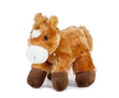 Energie Bär® Pferd “Jollyhopp | Stofftier Pferd aus Plüsch mit energetischer / harmonisierender Wirkung zum kuscheln | Plüschtier Pferd für Erwachsene, Allergiker, Kinder & Babys ab 3 Monaten (21cm, braun/weis)