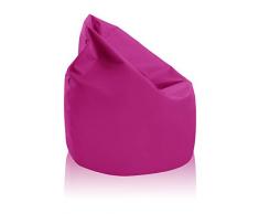 alibey Sitzsack Birne Riesensitzsack Outdoor Indoor Kinder Bodenkissen Freizeit Schule (Pink)