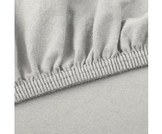 CelinaTex Lucina for Kids Baby Spannbettlaken Doppelpack 60x120-70x140 cm Silber grau Baumwolle Spannbetttuch