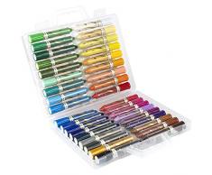 Wachskreiden/Aquarell-Wachsmalstifte, wasserlöslich | supersoft, cremigweich, hochpigmentiert | für Nass- und Trockentechnik | Mixed Media Gestaltung auf Papier, Pappe, Leinwand, Holz (36 Farben)