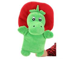 Sweety Toys 11377 GRISU Handpuppe Drache Plüsch ca. 30 cm