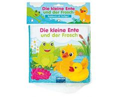 Badebuch Die kleine Ente und der Frosch: mit 1 Figur (Badebücher)