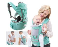 Babytrage Bauchtrage Rückentrage Baby Carrier, Multifunktionale Atmungsaktive Winddichte Abnehmbare Ergonomische Einfache Bauchtrage