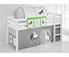 Lilokids Hängetaschen Pirat Grün Beige - für Hochbett, Spielbett und Etagenbett