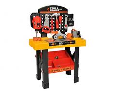 ISO TRADE Werkzeugbank 75cm Hoch Werkbank Set Kinder 3in1 Spielzeug Entwerfen 6728