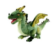 Teddys Rothenburg Plüschtier Drache grün 40 cm kuschelweich Stoffdrache Kuscheltier grüner Drache Spielzeug Plüsch