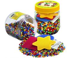 Hama 2052 - Bügelperlen Dose mit ca. 4000 Perlen und Zubehör