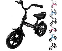 Deuba Kinderlaufrad Kinder Fahrrad|10 – 12 Zoll | von 2-4 Jahren | höhenverstellbar |Lauflernrad Lernlaufrad