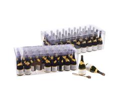 Champagnerflasche, Seifenblasenstäbe, Partygeschenk, 72 Stück