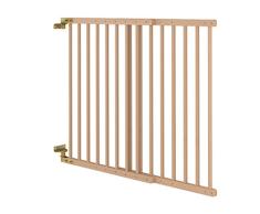 90.90-99 Türschutzgitter Treppenschutzgitter Türgitter Buche massiv Kindersicherung 70-108 cm