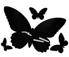 alles-meine.de GmbH 4 TLG. Set Schmetterling - Tafelfolie / Wandtattoo und 2 Kreiden 76 cm * 50 cm - selbstklebend - Tafel Kreide Kreidetafel Wandsticker Maltafel - Whiteboard Au..