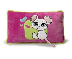 Nici 37779 - Kissen Maus Sweethearts, rechteckig, 43 x 25 cm, weiß