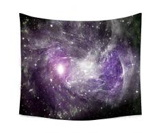 VLERHH Tapisserie-Wandbehänge, Verträumte Sternteppiche, Für Wanddecken, Strandtücher, Zierdecken, Tischdecken (90 × 70 cm),5