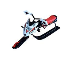 xelba Snow Racer weiß Lenkschlitten mit Bremse Bob Schlitten