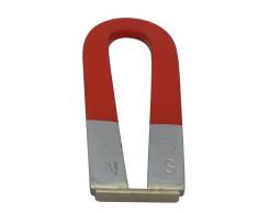 Ajax Scientific MA090-0050 Stahl-Hufeisenmagnet 50 mm Länge x 12 mm Breite x 5 mm Dicke