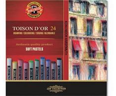 KOH-I-NOOR TOISON DOR 8514 Weiche Künstler-Pastellkreiden (24 Stück)