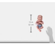 La Newborn Boutique - Realistische 35,6 cm anatomisch korrekte Jungen Baby Puppe - First Tear aus Vynil entwickelt von Berenguer