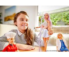 Barbie FXN98 - Berufe Sängerin Puppe mit pinken Haaren, Puppen Spielzeug ab 3 Jahren