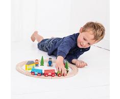 Bigjigs Rail Holzeisenbahn-Set – erstes Eisenbahn-Set