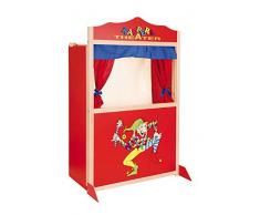 Unbekannt Kasperletheater aus Holz / In Deutschland hergestellt / Größe: ca. 73 x 40 x 120 cm / für Kinder ab 3 Jahren