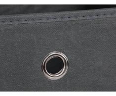 Faltbox Schachtel Box Vlies Kiste Aufbewahrungsbox Metallöse Spielkiste One I (Anthrazit)