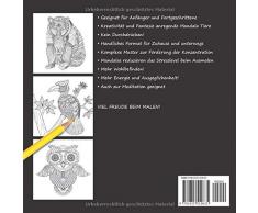 Mandala Tiere - Tiermandalas für Erwachsene: Mandala Malbuch mit Anti-Stress-Effekt & inspirierenden Motiven für mehr Kreativität und Fantasie im Alltag