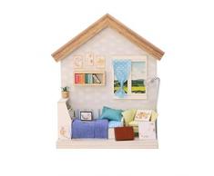 NROCF 3D Holzpuppenhaus - DIY Miniatur-Puppenhaus Warm Photo Frame Series Zimmer, Weihnachtsspielzeug Geschenke Für Kinder,B