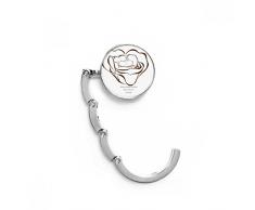 DIYthinker Rose Liebe Valentine Skizze Fuying Maltisch Haken Falttasche Schreibtisch Aufhänger Faltbare Halter 4,4 x 4,4 cm (Breite x Höhe) gefaltet Mehrfarbig