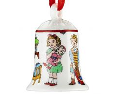 Hutschenreuther Porzellan-Miniglocke Puppenbett HÃ¶he 5 cm, Bunt, 6 x 6 x 7.5 cm