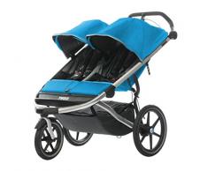 Thule 10101907 Urban Glide 2 Double Zweisitzer Kinderwagen / Jogger-Buggy, Blue