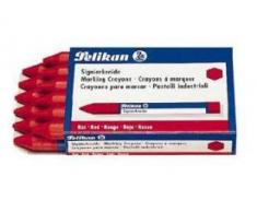 Pelikan 701011 - Signierkreide für rauhe Untergründe Schachtel mit 12 Stück, blau