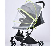 GUCL Moskitonetz, Kinderwagen Krippe Netting Kinderwagen Wagen Moskito-Insekt-Net Sicher Mesh-Buggy Krippe Netting Baby-Auto-Außen schützen Moskitonetz,Grün