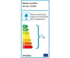 Elobra Kinder Lampe Rondell Teddy Bär Deckenleuchte Kinderzimmer Holz, grün/gelb 131251
