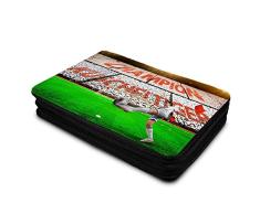 Schul-Etui mit Namen Kuscheltiger - MotivFußball - Federmappe, Stiftebox, Schüleretui, Etui, Schulbeginn