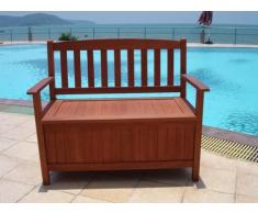 DEGAMO Truhenbank Navassa 2-sitzer aus Eukalyptusholz, FSC®-zertifziert